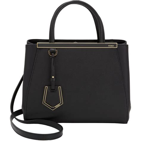 fendi 2jours petite satchel bag black|Fendi 2Jours Black Bags & Handbags for Women .